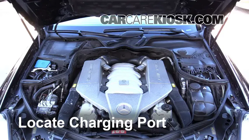 2007 Mercedes-Benz CLS63 AMG 6.3L V8 Climatisation Ajouter du réfrigérant